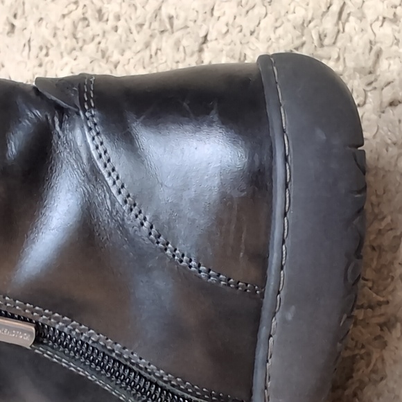 Birkenstock Bennington Leather Zip Up Ankle Booties in Black - Picture 11 of 16